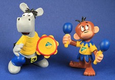 Äffle und Pferdle 2 x Figuren TSV Ehningen Werbefiguren Bully Bullyland