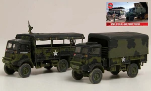 Modellino camion TROOP TRUCKS BEDFORD QL WWII 3-ton 4x4 GENERAL SERVICE KIT 1:76 - Foto 1 di 1