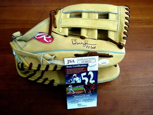 BOBBY MURCER 1972 GOLD GLOVE WINNER YANKEES CUBS SIGNED AUTO PRO GLOVE MITT JSA - Foto 1 di 7