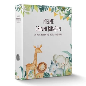 Kindergarten Ordner ?Meine Erinnerungen? mit Tierkindern & Griffloch @CALLUNA - Bild 1 von 8
