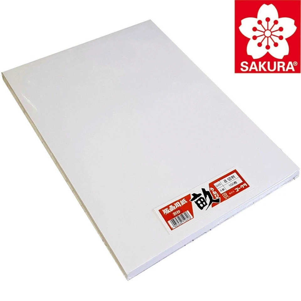 Sakura 100sheets Japanese Hosho Printmaking Paper 27x39cm Print Making Art Craft