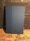 Nook Hd 7" Folding Folio Case, Hard Back W/folding Cover Blue And Black Preowned