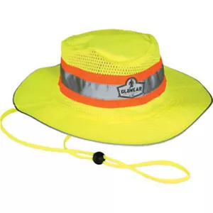 ERGODYNE REFLEKTIERENDE MÜTZE GloWear Hi-Vis Rangermütze mit breiter Krempe limettenorange 8935 - Bild 1 von 4