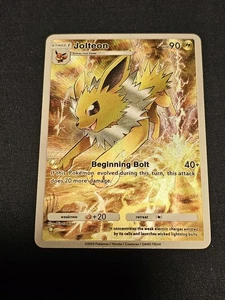Tarjeta Fanart Jolteon Pokemon TCG Pocket Eevee Grove Texturizada Personalizada - Imagen 1 de 3