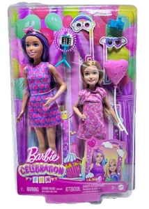 Barbie Celebration Fun Photobooth Birthday Play Set Skipper & Stacie Doll 2-Pk. - Picture 1 of 8