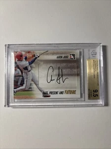 2014 IN THE GAME PAST PRESENT FUTURE AARON JUDGE ROOKIE AUTO BGS 9.5 #PPFAJ2 - Picture 1 of 3