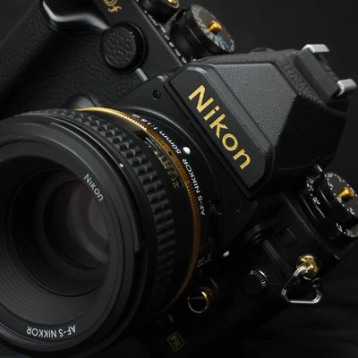Nikon Df Camera with 50mm F/1.8G Special Gold Edition (Black) Shutter Count 20 - Image 1 of 4