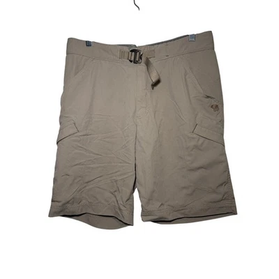 Mountain Hardwear Senderismo nailon empacables caqui shorts mens 32 gorpcore - Image 1 of 4