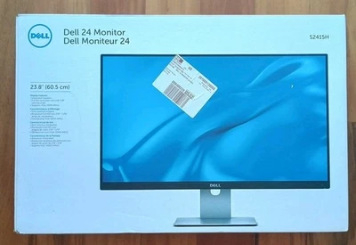 DELL S2415H 23.8" IPS LED Full HD Monitor W/ Stand Cables New NIB - Image 1 of 4