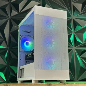 Custom RGB Gaming Desktop i7 Computer PC 32GB RAM 4TB SSD Win11 Wifi Bluetooth - Afbeelding 1 van 11