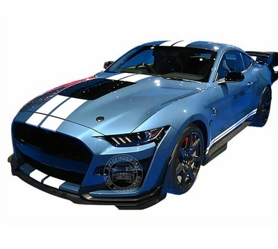 Racing Sport Stripes Decal For Ford Mustang Car Hood Roof Rear Bumper Stickers - Изображение 1 из 4