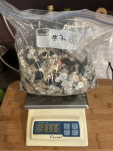 3+ Pound Bag Of Random Buttons! Check it out!  Bag #2 - Picture 1 of 3