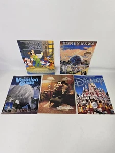 Walt Disney World Guides & News Vintage Mixed Lot of 5 1982-96 Magazine Style - Picture 1 of 13