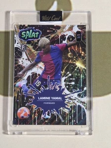 2024 Wild Card Splat Lamine Yamal  1/1 🔥 Rookie 🔥 National Exclusive 1/1 - Picture 1 of 3