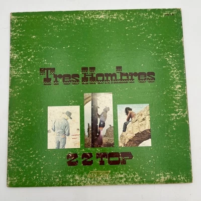 ZZ Top – Tres Hombres LP 1973 London XPS 631 Blue Label Gatefold Insert G/G+ - Image 1 of 4