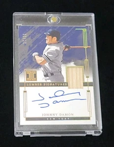 2024 Panini Impeccable JOHNNY DAMON ON CARD AUTO GAME USED BAT RELIC SSP # 10/10 - Picture 1 of 3