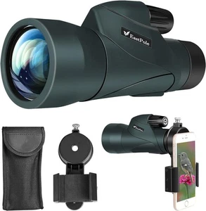 Monocular 10x50 High Power Monocular Telescope for Adults with Smartphone Ada... - Picture 1 of 7