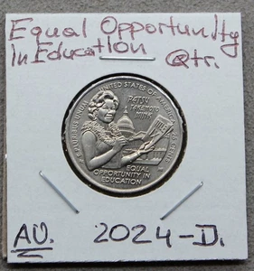 2024 D US. Washington Quarter, Chancengleichheit in der Bildung, schöne AU. - Bild 1 von 2