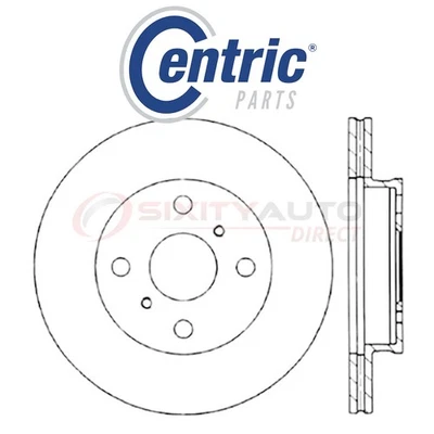 Centric Disc Brake Rotor for 1996-1999 Toyota Paseo 1.5L L4 - Kit Set vx Foto 1 de 4
