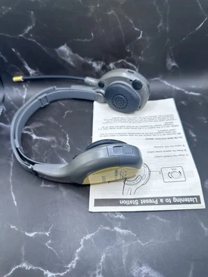 Sony Walkman Sports SRF-HM55 AM FM Radio Yellow Headphones Vintage With Manual - Image 1 of 4