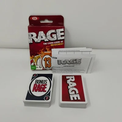 RAGE Card Game Of Revenge IDEAL 2013 Complete w 110 Playing Cards + Instructions - Image 1 of 4