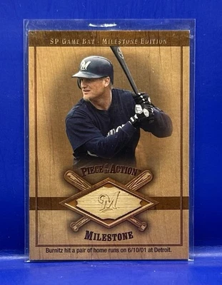 2001 SP GAME BAT MILESTONE EDITION: Jeromy Burnitz Game Used Bat - Image 1 of 2