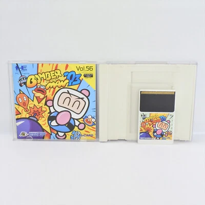 BOMBERMAN 93 PC Engine Hu PCE Grafx Japan 1706 pe - Image 1 of 4