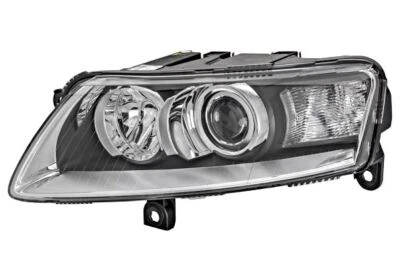 HELLA Bi-Xenon Headlight With DRL LEFT LH Fits AUDI A6 C6 2004-2008 - Image 1 of 2