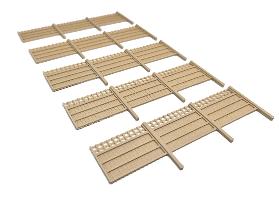 WPD N Gauge Lattice Garden Fences Model Railway Scenery