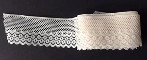 "Borde de Encaje Beige Marfil Vintage 2"" NUEVO - 3 yardas + 31" - Imagen 1 de 3
