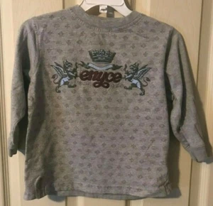 Boys enyce Size 3T Gray Long Sleeve Casual Crown Shirt Top SL - Foto 1 di 4