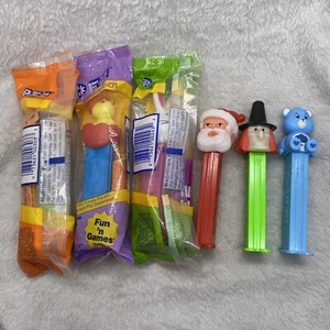 PEZ Spender Lot - Hexe, Weihnachtsmann, Pflegebär, Kaninchen, Ente, Kürbis - 1971-2022 - Bild 1 von 11