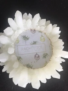 Rachel Zoe Resin Crystal Burst Round picture frame Photo Frame 4 x 4 AMAZING - Bild 1 von 10
