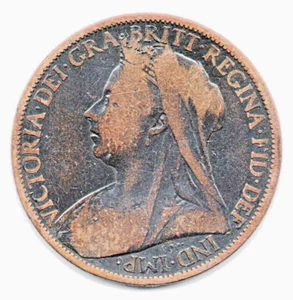 Viktorianischer Pfennig 1900 - Bild 1 von 2