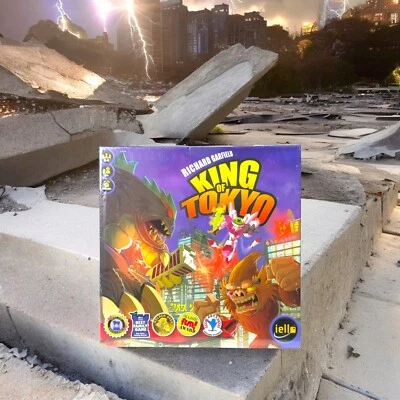 King of Tokyo IELLO by Richard Garfield Rare 2015 Edition Board Game 2-6 Players - Image 1 of 4