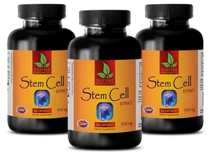 STEM CELL 500mg - Blue Green Algae Beta-carotene Levels Vegan Antioxidant - 3B - Picture 1 of 2