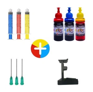 CL-541 & CL541xl ink refill kit for Canon Pixma TS5100 TS5150 TS5151 Printers - Afbeelding 1 van 4
