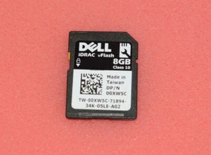 SD Card for Dell PowerEdge 8GB iDRAC VFlash 0XW5C 00XW5C CLASS 10 R720 R620 - Picture 1 of 1