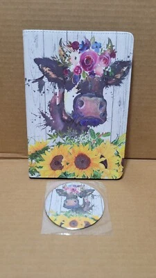 iPad 10,2 pulgadas (2019,2020) iPad Air 10,5 pulgadas 2019 funda de vaca con montaña rusa Foto 1 de 4