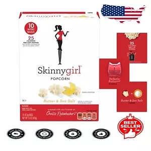 Light & Flavorful Skinnygirl Butter Flavored Popcorn - 6 Boxes with 10 Counts - Picture 1 of 11