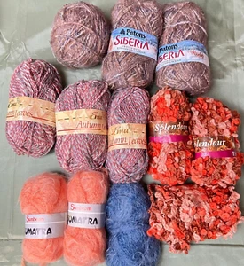 VINTAGE YARN LOT PATONS EMU TIVOLI SUNBEAM 575G - Picture 1 of 5
