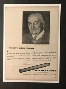 Anuncio vintage 1948 - cigarros Webster - Imagen 1 de 1