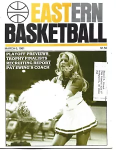 MARCH 1981 EASTERN BASKETBALL MAGAZINE FAIRFIELD CHEERLEADER ANN O'HANLON ACC - Picture 1 of 1
