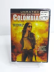 COLOMBIANA Zoe Saldana Michael Vartan Unrated Sealed DVD 2011 - Picture 1 of 3