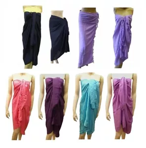 Damen große lange Sarong/Wrap/Strandabdeckung ~ 180 cm x 112 cm - Bild 1 von 8