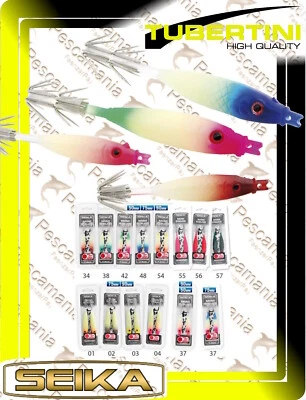 Totanara Seika MINI SQUID SOFT TRASPARENT 5cm egi calamari seppia pz.2