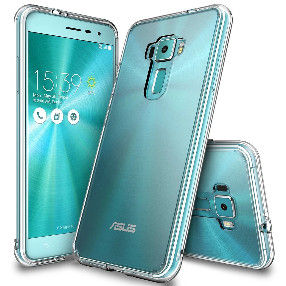 Para Asus ZenFone 3 | Ringke [FUSION] TPU Transparente Parachoques Tecnología de Protección contra Caídas Foto 1 de 4