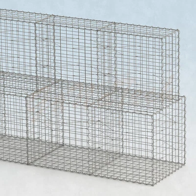 10m Gabionenwand 2m hoch Stützwand Gabionen Mauer Steinkorb Hangbefestigung € - Bild 1 von 4