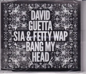 DAVID GUETTA SIA & FETTY WAP - BANG MY HEAD / NEW & SEALED 2015 CD Single (UE) - Imagen 1 de 2