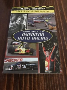 Great Moments in American Auto Racing by Matt Christopher (2011, Trade... - Imagen 1 de 3